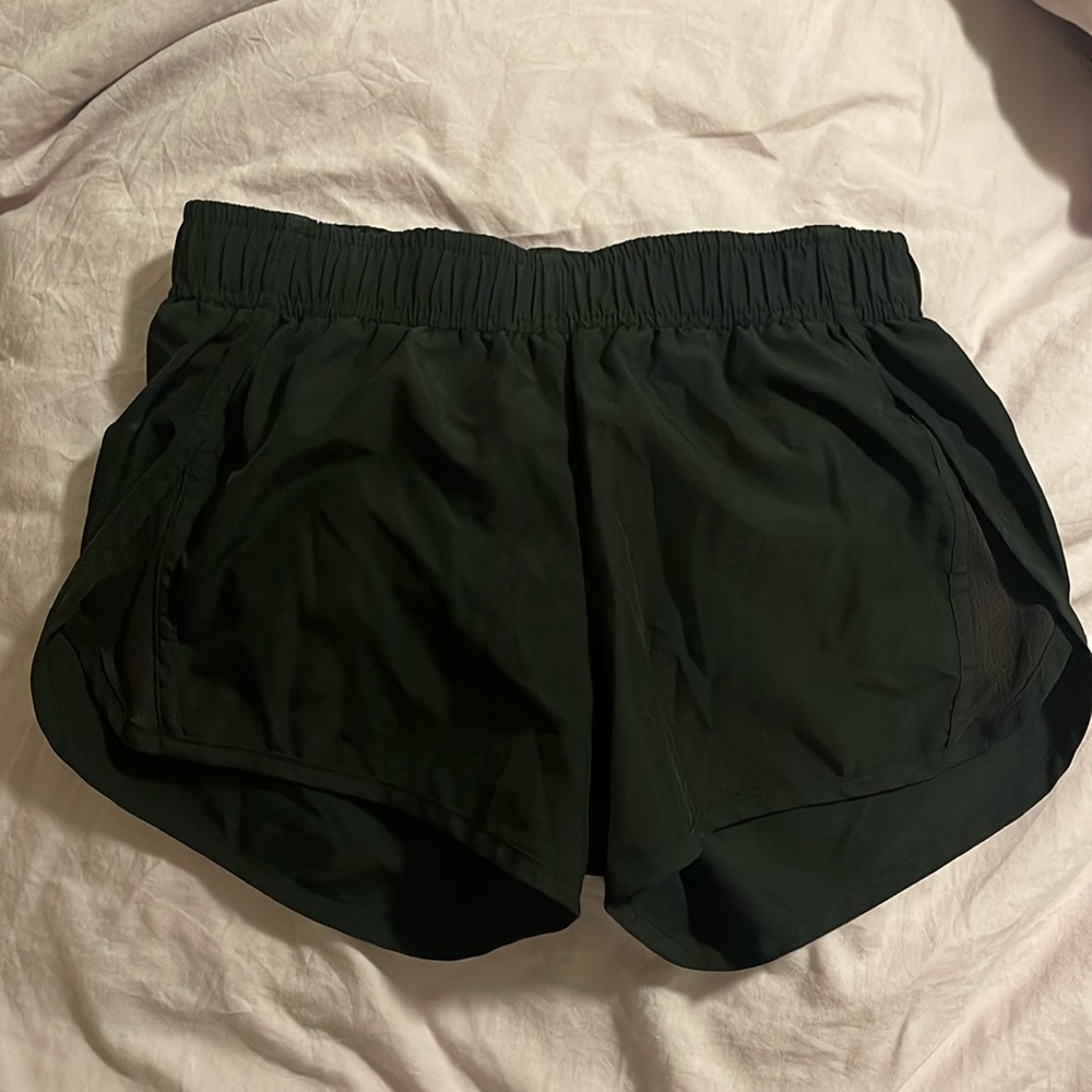 black running shorts
